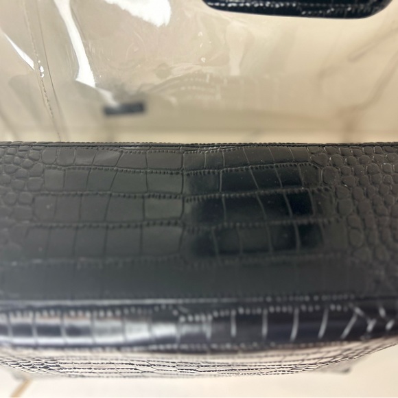 🔥🔥🔥AUTHENTIC CROCODILE Leather STAUD BAG with STAUD CLEAR TOTE!🔥🔥 - Picture 8 of 12